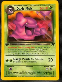 Pokemon: First Edition Dark Muk - 41/83 - Team Rocket (TR) - Image 1