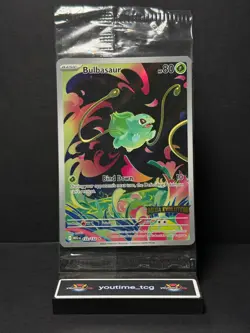 Pokemon Mega Evolution Stamped Illustration Rare Bulbasaur #133 Sealed - Image 1