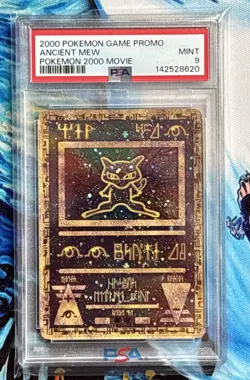 2000 Pokemon Game Promo Ancient Mew Pokemon 2000 Movie PSA Graded 9 - Image 1