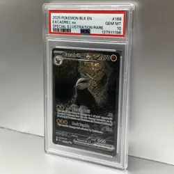 2025 Pokemon Black Bolt Excadrill ex SIR #168 PSA 10 Special Illustration - Image 4