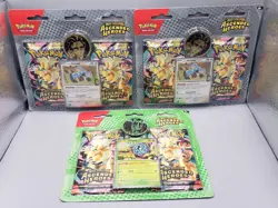 Pokemon TCG Ascended Heroes 2-Booster Blister Pack Lot of 3-New/Factory Sealed - Image 1