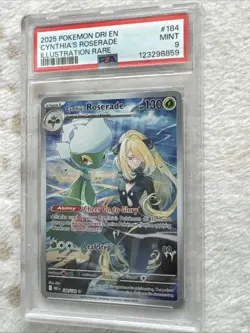 Pokemon TCG Cynthia's Roserade 184/182 Destined Rivals PSA 9 - Image 2
