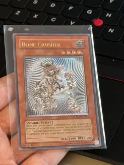Bone Crusher (UTR) CRMS-EN083 Ultimate Rare ENHANCED GREY Yu-Gi-Oh - Image 5