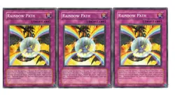 Yugioh- 3X Rainbow Path - Common - Unlimited - PTDN-EN063 - Light Play - Image 1