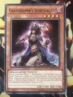 Yugioh: Gravekeeper's Spiritualist - MP19-EN164 - Common - Unlimited - NM - Image 1