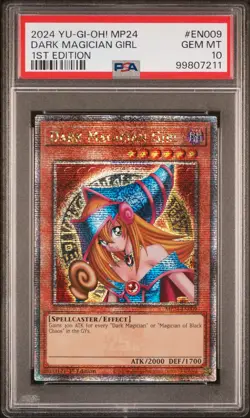 Dark Magician Girl MP24-EN009 1st Edition QCR Yugioh PSA 10 *211 - Image 1