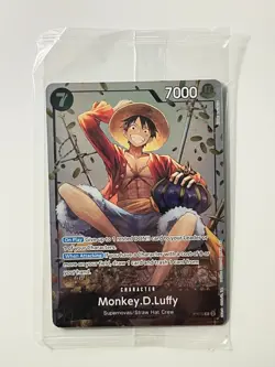 Monkey.D.Luffy- P-075 Promo Card TS-02 Tin Set 02 OP13 English - Image 1