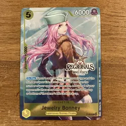 One Piece Jewelry Bonney 25-26 Regionals Textured Chase Promo English P-085 - Image 1
