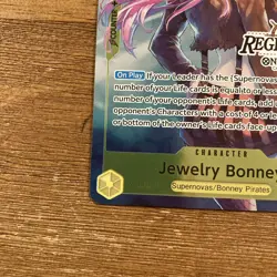 One Piece Jewelry Bonney 25-26 Regionals Textured Chase Promo English P-085 - Image 2