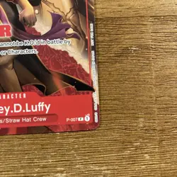 Monkey.D.Luffy - P-007 (Winner Pack Vol. 1) - One Piece Promotion Cards (OP-PR) - Image 3