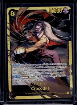 2026 One Piece Azure Sea's Seven Crocodile Secret Rare #OP14-120 - Image 1
