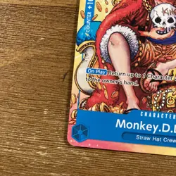 2024 One Piece 2nd Anniversary Tournament Participant Monkey D Luffy Promo P-043 - Image 3