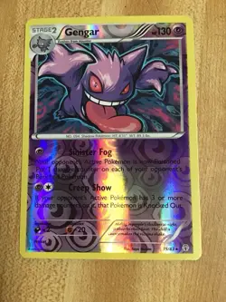 Pokemon TCG XY Generations Gengar Reverse Holo Rare Card 35/83 - Image 1