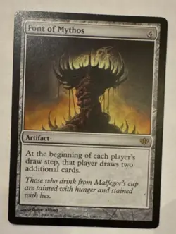 Magic: The Gathering Font of Mythos Conflux Rare Artifact Card Regular English - Image 1