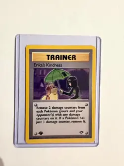 Erika’s Kindness 103/132 – 1st Edition Trainer card from the Gym Challenge set. - Image 1