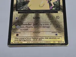 Pokemon TCG Celebrations Pikachu Gold Metal Card 58/102 25th Anniversary - Image 4