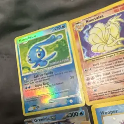 Nintendo Pokemon TCG Diamond & Pearl Card Lot Manaphy Ninetales Greninja Wooper - Image 3