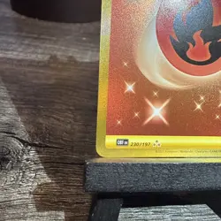 Pokemon Card - Basic Fire Energy Obsidian Flames 230/197 Secret Rare - Image 3