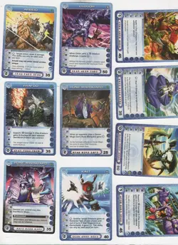 Chaotic lot #003. Lot of 10 Overworld creature cards. - Image 1