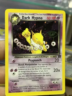 Dark Hypno 9/82 Team Rocket 2000 Holo Rare Vintage Pokemon Card Lot WOTC - Image 5