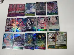 Lot of 17 Alt Art/Promo One Piece cards japanese - Image 1