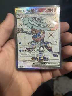Pokemon Twilight Masquerade Greninja EX Holo Card 198/167 Sv06 - Image 1
