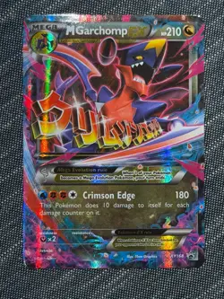 Pokemon TCG M Garchomp EX Promo Card XY168 - Image 1