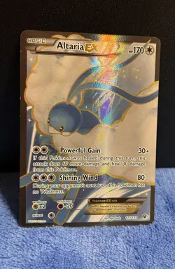 Pokemon Altaria EX Fates Collide 123/124 Ultra Rare Full Art Holo 170 HP Card - Image 1
