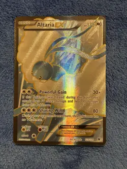 Pokemon Altaria EX Fates Collide 123/124 Ultra Rare Full Art Holo 170 HP Card - Image 3
