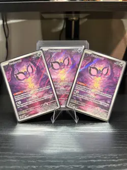 Pecharunt 129 Sv: Scarlet & Violet Promo Cards Holo Lot of 3 - Image 1