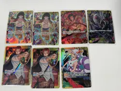 Lot of 7 SEC One Piece Japanese TCG Cards - Image 1