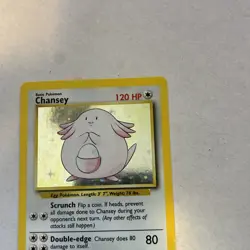 Pokemon TCG Chansey Holo Rare Card Base Set 3/102 - Image 3