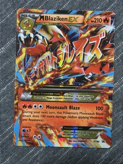 Pokemon Mega Blaziken EX XY Promos XY86 210 Promo Holo Card - Image 1