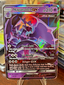 Pokemon Card - Naganadel GX 56/131 - Forbidden Light 2018 - Ultra Rare - Holo LP - Image 1