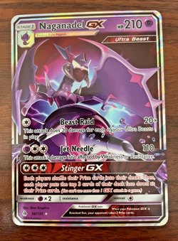 Pokemon Card - Naganadel GX 56/131 - Forbidden Light 2018 - Ultra Rare - Holo LP - Image 2