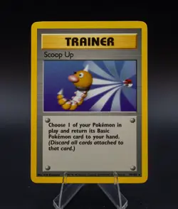 Trainer Scoop Up Pokemon Card Base Set 78/102 Rare TCG 1999 WOTC - Image 1