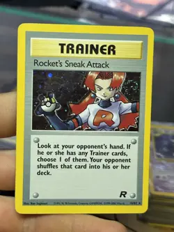 Rocket's Sneak Attack 16/82 Team Rocket 2000 Arbok Vintage Pokemon Card Lot WOTC - Image 3