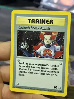 Rocket's Sneak Attack 16/82 Team Rocket 2000 Arbok Vintage Pokemon Card Lot WOTC - Image 4
