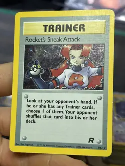 Rocket's Sneak Attack 16/82 Team Rocket 2000 Arbok Vintage Pokemon Card Lot WOTC - Image 5