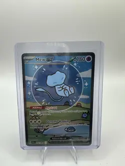 Mew ex 232/091 Special Illustration Rare Bubble Mew Paldean Fates Card - Image 1