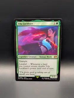 MTG - Tifa Lockhart - Non-Foil - Legendary Creature - FIN #206 - Rare - Image 1