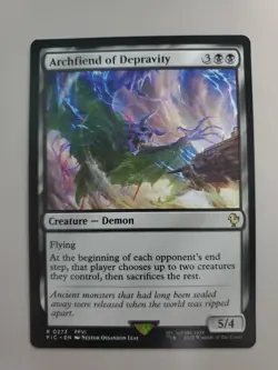 MTG Archfiend of Depravity Commander: Final Fantasy Regular Rare - Image 1
