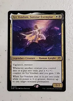 Syr Vondam, Sunstar Exemplar Edge of Eternities Regular MTG - Image 1