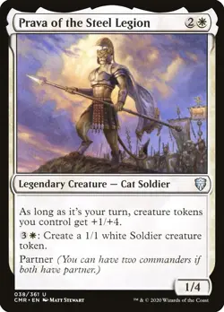 MTG Prava of the Steel Legion ** Commander Legends ** English - Image 1