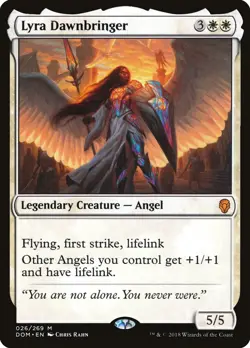 MTG Lyra Dawnbringer ** Dominaria ** English - Image 1