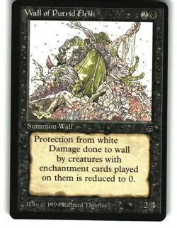 Magic the Gathering - Legends Wall of Putrid Flesh Uncommon 1994 - Image 1