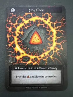 Sorcery Contested Realm -BETA - Ruby Core - Non Foil Unique - Image 1