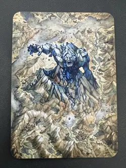 Sorcery: Contested Realm Beta Mountain Giant Elite Foil NM Unplayed Condition - Image 2