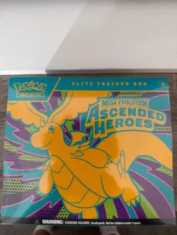 Pokemon Mega Evolution Ascended Heroes Elite Trainer Box Sealed New ships ASAP - Image 1
