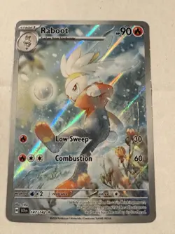 Pokemon TCG Raboot Stellar Crown Holo Card 147/142 Sv07 - Image 4